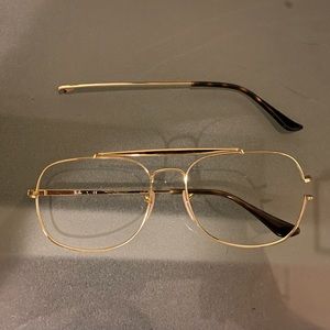 Ray-Ban Rb6389 2500 55-16-140 Rx Gold Frame $300 retail HAS BROKEN TEMPLE